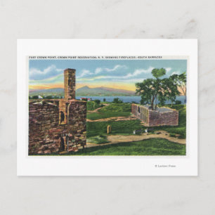 Ft Crown Point View View South Barracks Postkarte