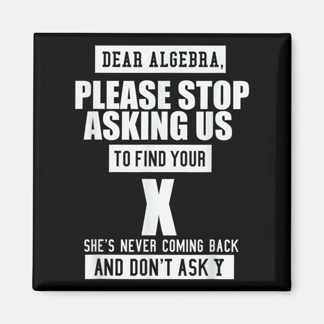 Ft-Designs Liebe Algebra - Funny Mathematical Slog Magnet (Vorne)