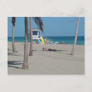 Ft Lauderdale Beach Lifeguard Postkarte