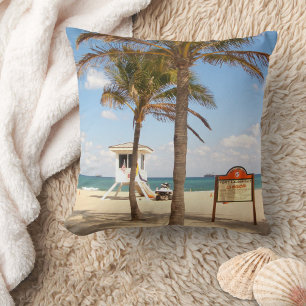 Ft Lauderdale Florida Beach - Rettungsschwimmer Kissen