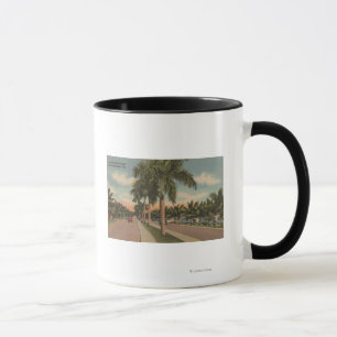 Ft. Lauderdale, Florida - Blick auf Las Olas Tasse