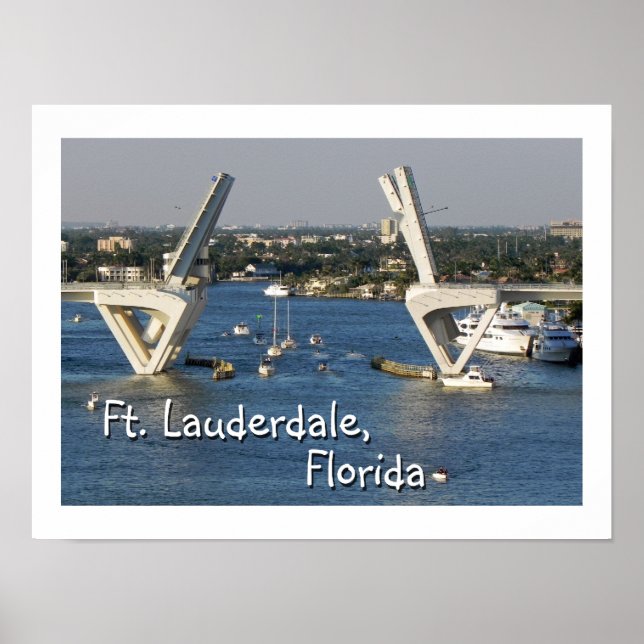 Ft Lauderdale, Florida Poster (Vorne)
