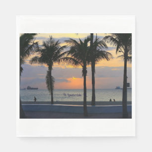 Ft. Lauderdale Sunrise Serviette