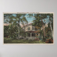 Ft. Myers, Florida - Ansicht von Thomas Edison Hou