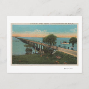 Ft. Myers, Florida - Aussicht auf Tamiami Trail Br Postkarte