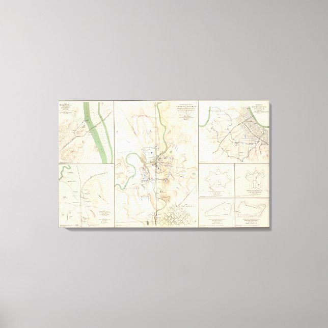 Ft Rosecrans, Tenn Leinwanddruck (Vorderseite)