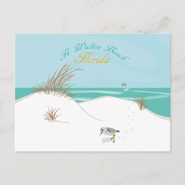 Ft. Walton Beach (Florida) Postkarte (Vorderseite)