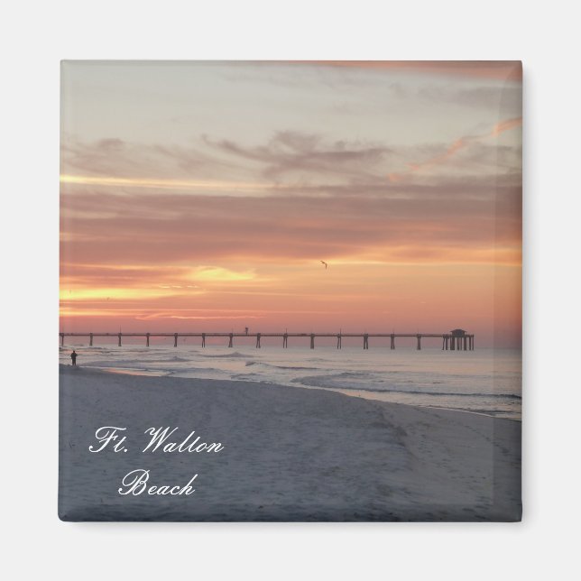 Ft. Walton Beach Sunrise Foto Magnet Sunset (Vorne)