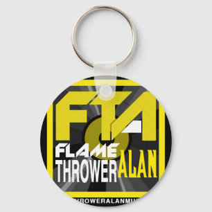FTA Flame Thrower Alan Music Apparel & Merchandise Schlüsselanhänger