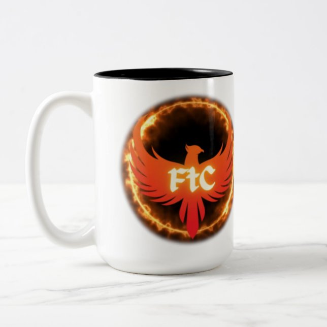 FtC-Logo-Tasse 15oz (benutzerdefinierbar) Zweifarbige Tasse (Links)