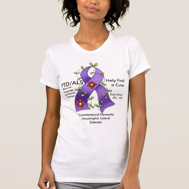 FTD/ALS Hilfe einen Heilungs-T - Shirt finden (Vorderseite)