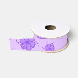 FTF Monochrome Grosgrain-Band in Lila Ripsband