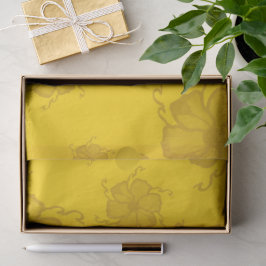 FTF Monochrome Tissue-Papier in Gelb Seidenpapier