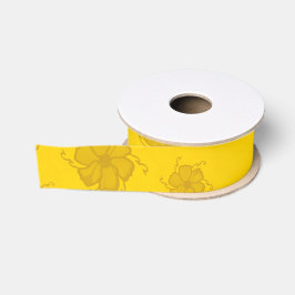 FTF Moonochrome Grosgrain-Band in Gelb Ripsband