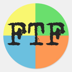 FTF RUNDER AUFKLEBER