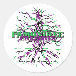 FTP-Sticker Runder Aufkleber