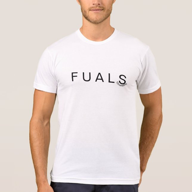 FU ALS F U ALS Mens Neon Shirt (Vorderseite)