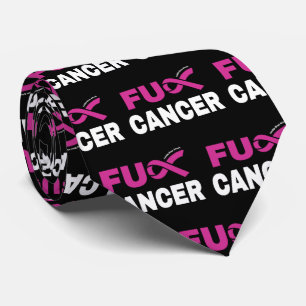 FU CANCER...Brustkrebs Krawatte