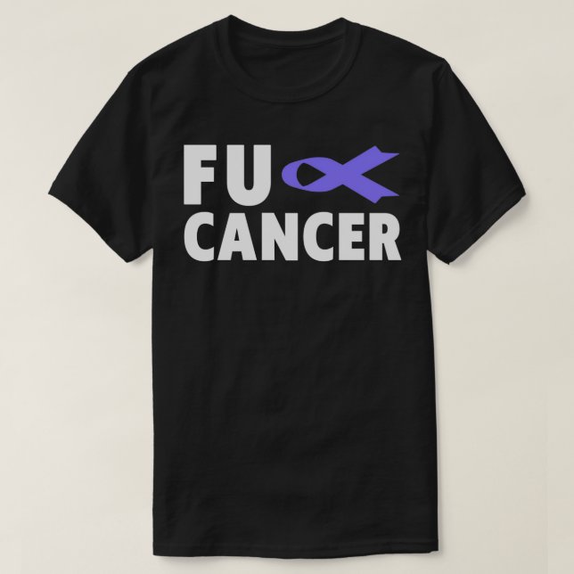 Fu Cancer T Fu Ösophaguskrebs Bewusstsein Pullo T-Shirt (Design vorne)