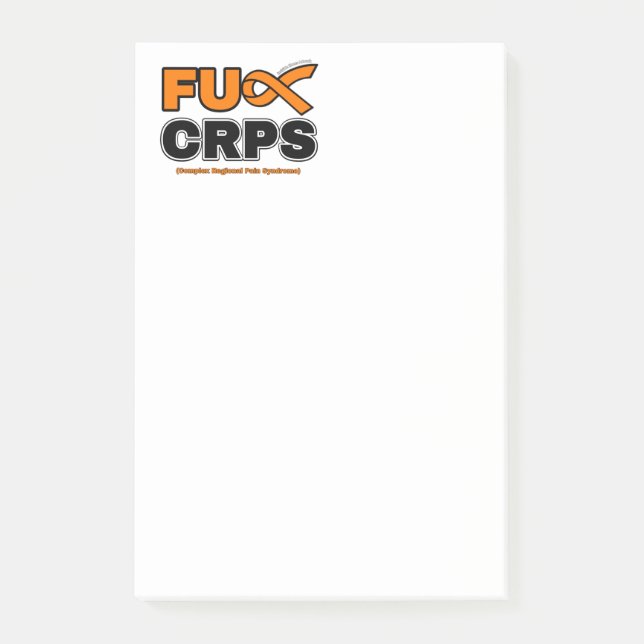 FU CRPS POST-IT KLEBEZETTEL (Vorderseite)