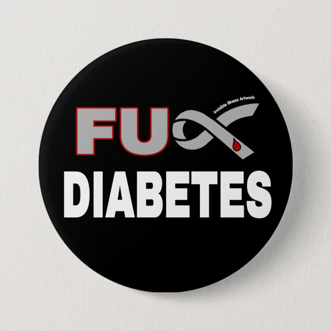 FU Diabetes Button (Vorderseite)