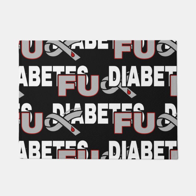 FU Diabetes Fußmatte (Vorderseite)
