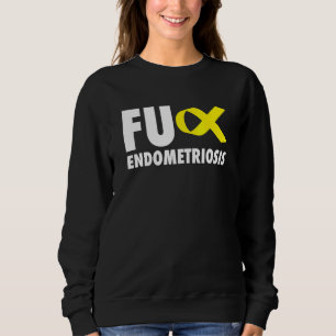 Fu Endometriose Gelbe Schleife - Endometriose Sweatshirt