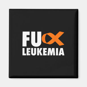 Fu Leukämie - Shirt zur Sensibilisierung für die S Magnet