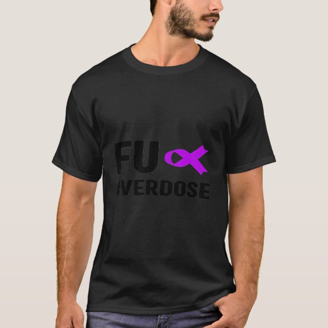 Fu Lila Multifunktionsleisten-Überdosierungswarrir T-Shirt (Vorderseite)