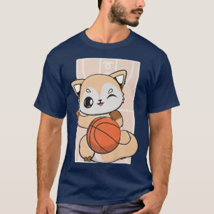 Fu mit Basketball und Team Sport Dunk für Streetb T-Shirt