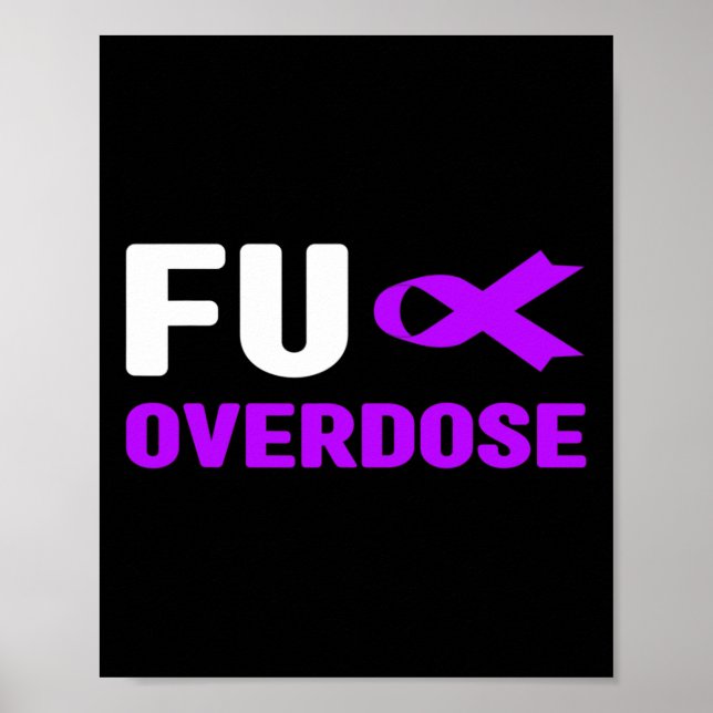 Fu Überdosis - Suchtbewusstsein3  Poster (Vorne)