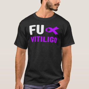 Fu Vitiligo Bewusstsein Lila Vitiligo Bewusstsein T-Shirt