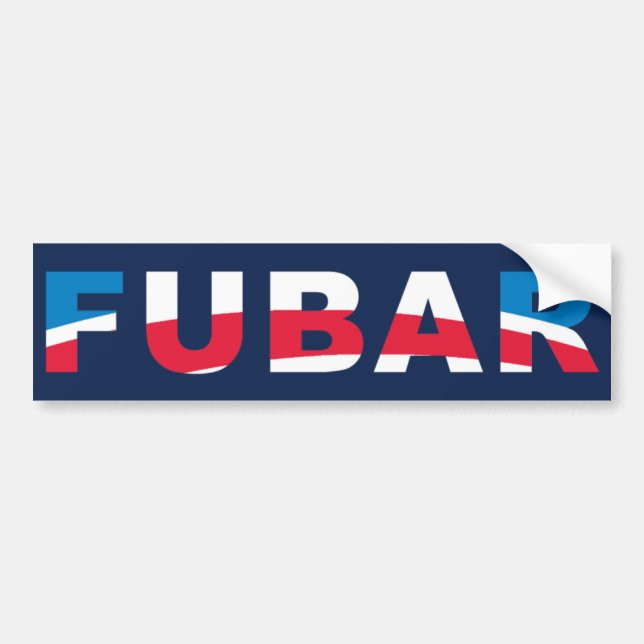 FUBAR AUTOAUFKLEBER (Vorne)