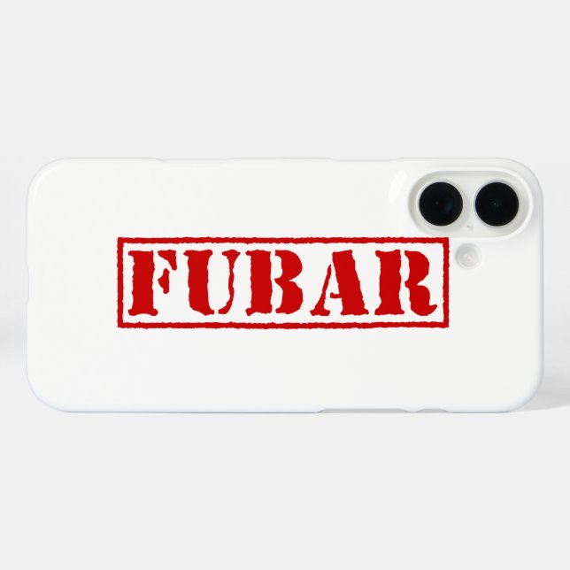 FUBAR Case-Mate iPhone HÜLLE (Rückseite (Horizontal))