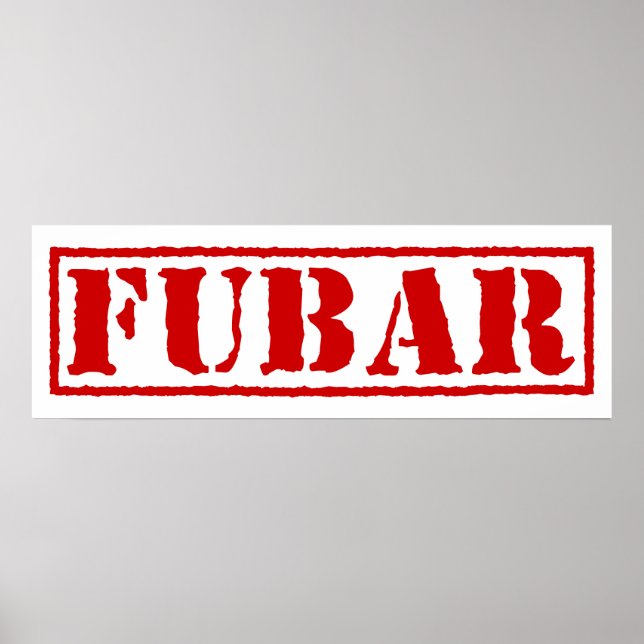 FUBAR POSTER (Vorne)