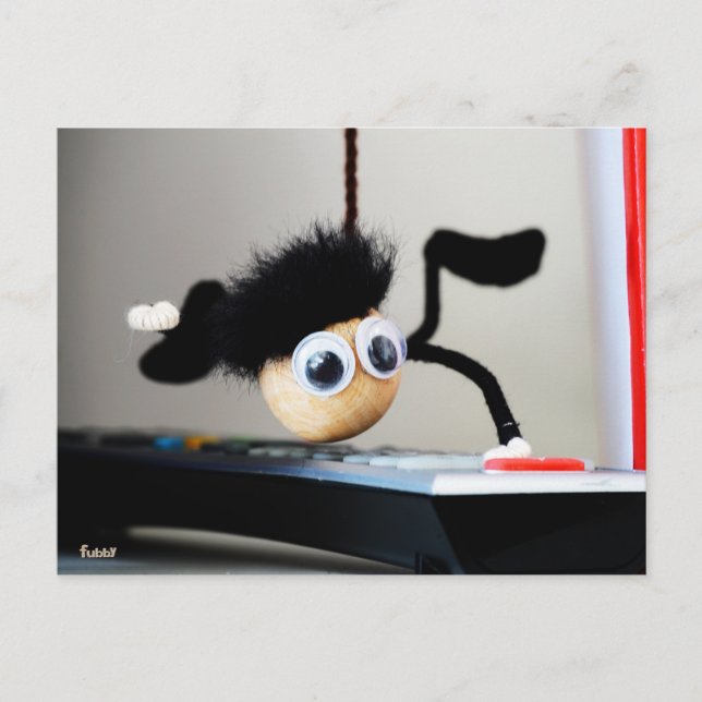 Fubby hangend als de scene van Tom Cruise. Postkarte (Vorderseite)