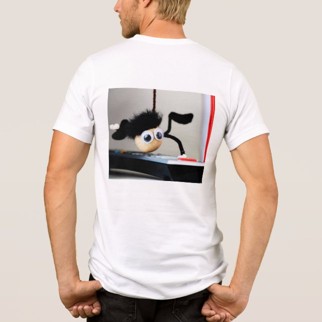 Fubby hangend als de scene van Tom Cruise. Tri-Blend Shirt (Rückseite)