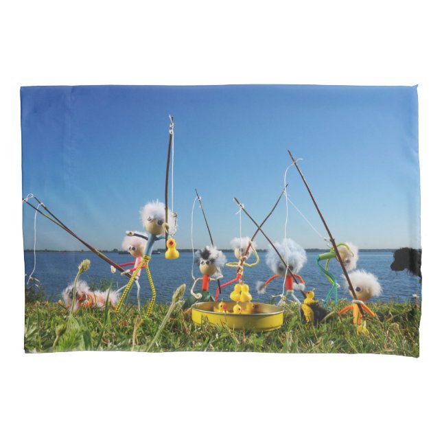 Fubby's actief met het hengelspel. kissenbezug (Vorderseite)