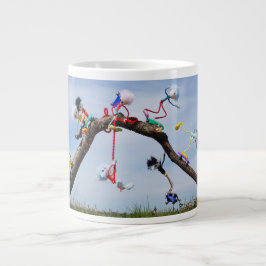 Fubby's die aan het Skaten zijn. Jumbo-Tasse