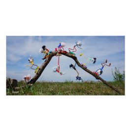 Fubby's die aan het Skaten zijn. Poster