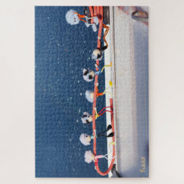Fubby's die een lijn lieren van een Zeilboot. Puzzle