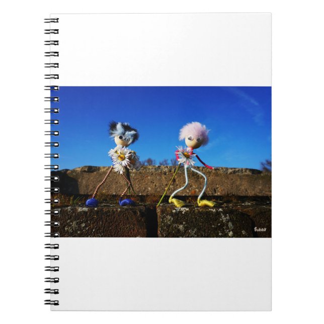 Fubby's die elkaars Valentijn zijn. Notizblock (Vorderseite)