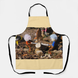 Fubby's die hout zagen. schürze