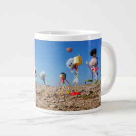 Fubby's die korfballen, winnen of verliezen. Jumbo-Tasse