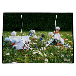 Fubby's die met vakantie kamperen. große geschenktüte