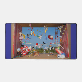 Fubby's in het Circus met allerlei acts. Schreibtischunterlage