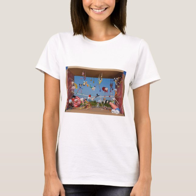 Fubby's in het Circus met allerlei acts.  T-Shirt (Vorderseite)