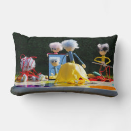 Fubby's met Tulpen jurk bij atelier. Lendenkissen