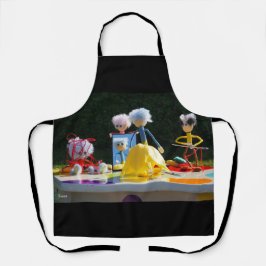 Fubby's met Tulpen jurk bij atelier. Schürze