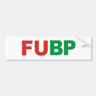 FUBP AUTOAUFKLEBER